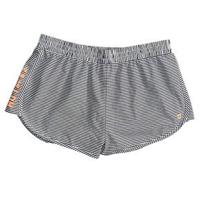 Sweaty Betty London Surfs Up Striped Board Shorts Size Medium Beetle Blue Stripe